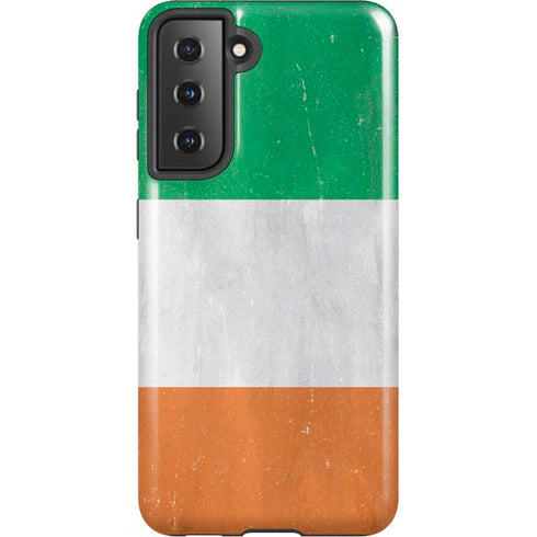 Ireland Flag Distressed Galaxy S21 5G Pro Case